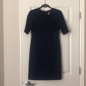 Vince Camuto Navy Sheath Dress
